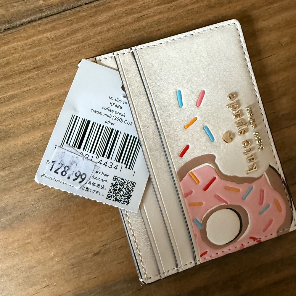 Kate Spade NWT Coffee Break Donut Wallet - Picture 3 of 4